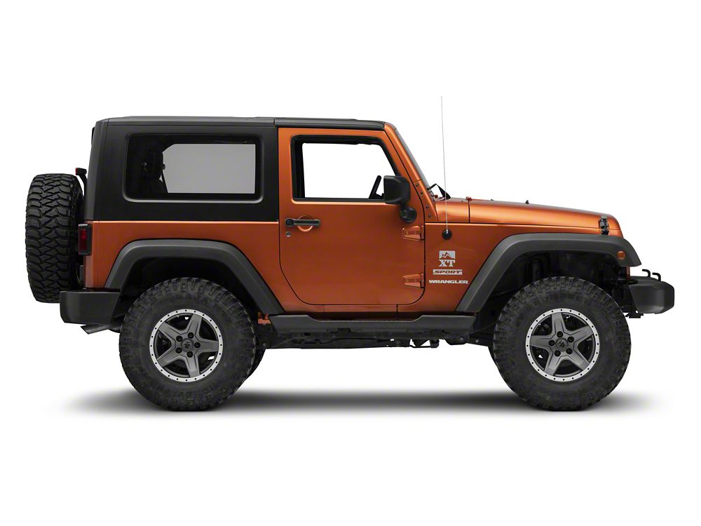 RedRock Molded ABS OE Style Side Step Bars (07-18 Jeep Wrangler JK 2-Door)