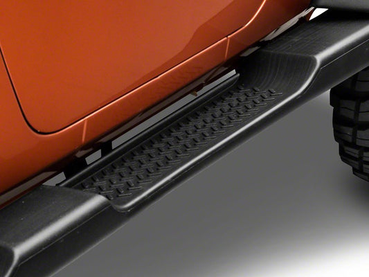 RedRock Molded ABS OE Style Side Step Bars (07-18 Jeep Wrangler JK 4-Door)