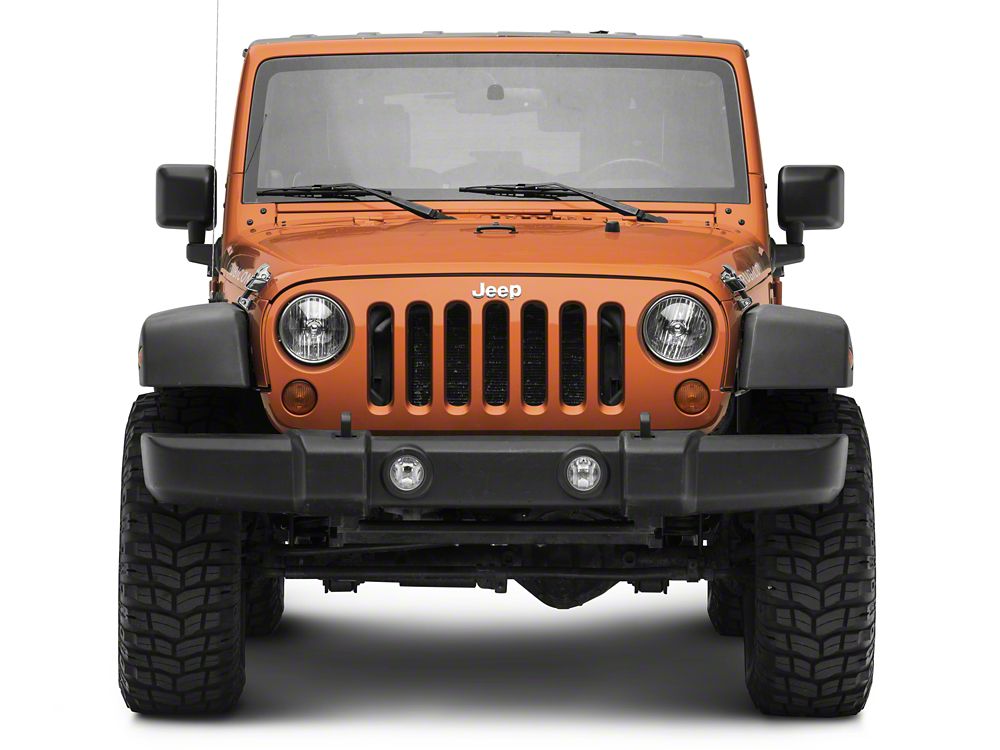 RedRock Hood Catch Kit; Chrome (07-18 Jeep Wrangler JK)