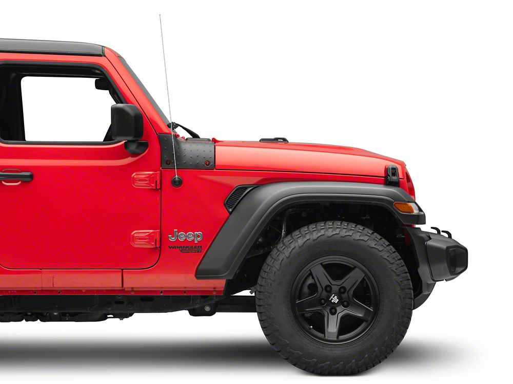 RedRock Cowl Body Armor; Textured Black (18-25 Jeep Wrangler JL, Excluding Mojave, 392, and 4xe)