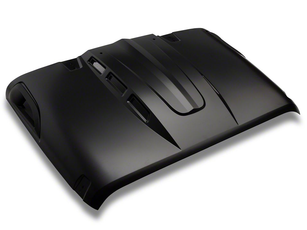 RedRock Avenger Heat Dispersion Hood; Unpainted (07-18 Jeep Wrangler JK)