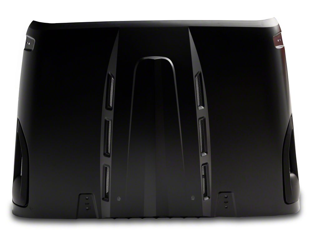 RedRock Avenger Heat Dispersion Hood; Unpainted (07-18 Jeep Wrangler JK)