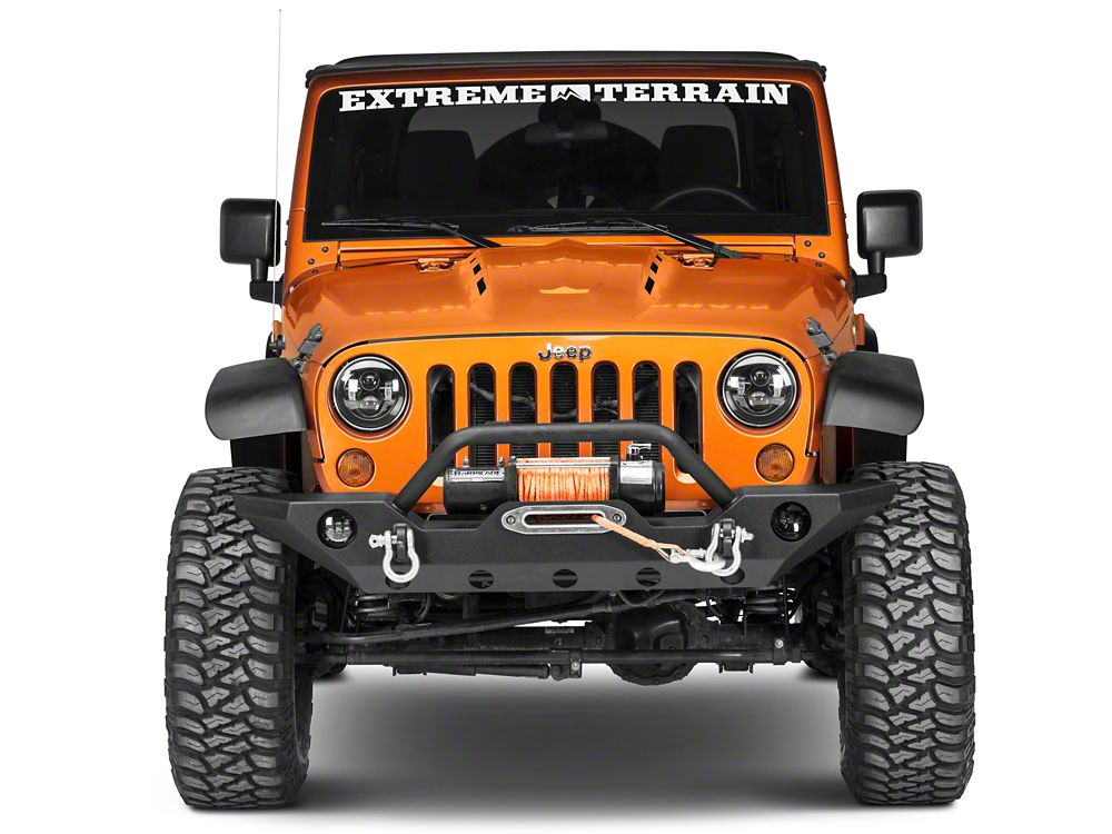 RedRock Avenger Heat Dispersion Hood; Unpainted (07-18 Jeep Wrangler JK)