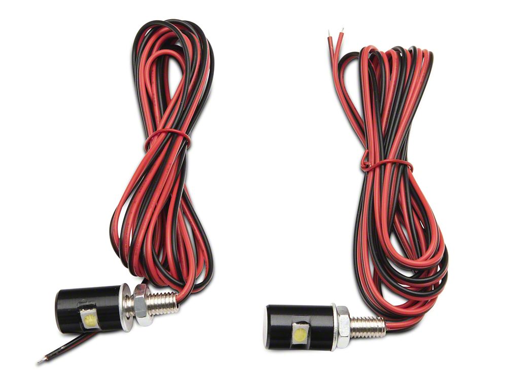 RedRock Spare Tire License Plate Mount Kit with Light (87-25 Wrangler TJ, TJ, JK & JL)