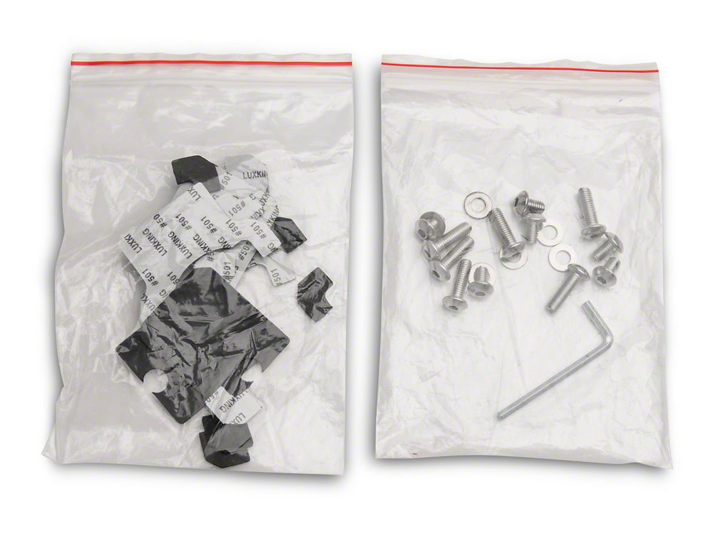 RedRock Aluminum Door and Tailgate Handle Set; Black (07-18 Jeep Wrangler JK 2-Door)