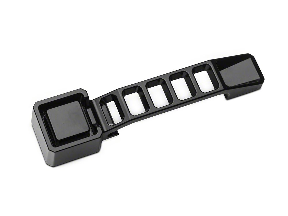 RedRock Aluminum Door and Tailgate Handle Set; Black (07-18 Jeep Wrangler JK 4-Door)