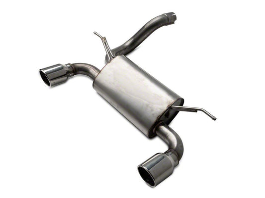 RedRock Axle-Back Exhaust with Polished Tips (18-25 2.0L or 3.6L Jeep Wrangler JL)