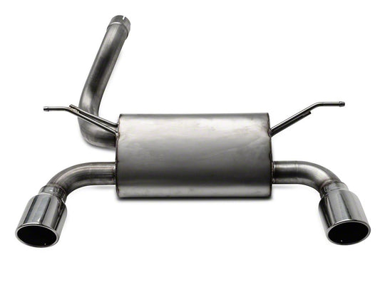 RedRock Axle-Back Exhaust with Polished Tips (18-25 2.0L or 3.6L Jeep Wrangler JL)
