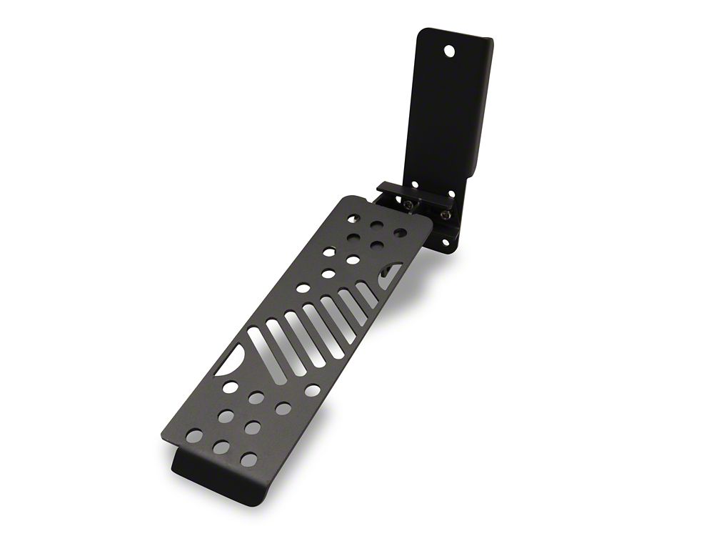 RedRock Dead Pedal Assembly; Matte Black (18-25 Jeep Wrangler JL w/ Automatic Transmission, Excluding 4xe)