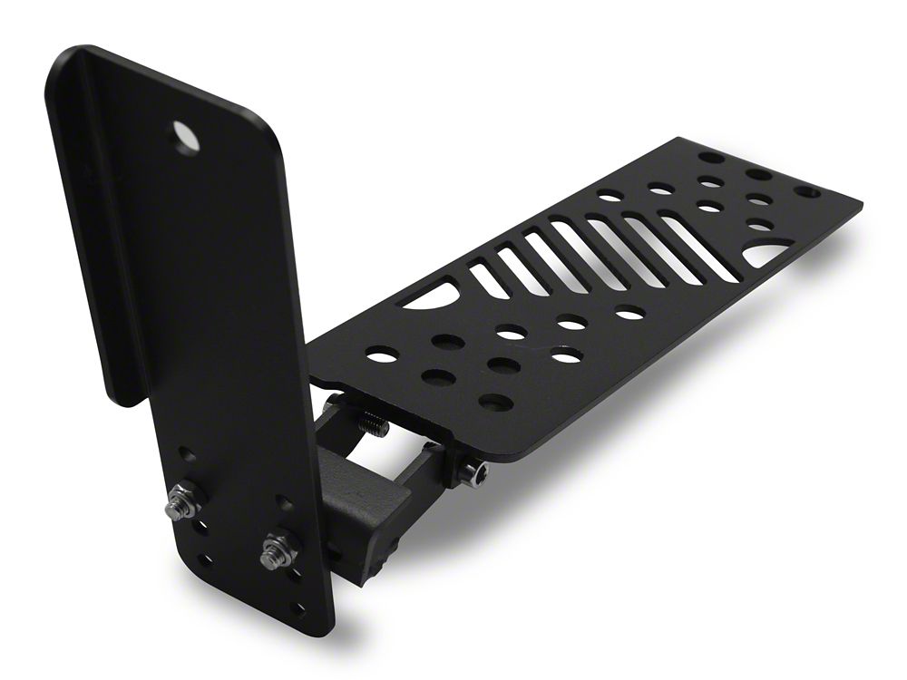 RedRock Dead Pedal Assembly; Matte Black (18-25 Jeep Wrangler JL w/ Automatic Transmission, Excluding 4xe)