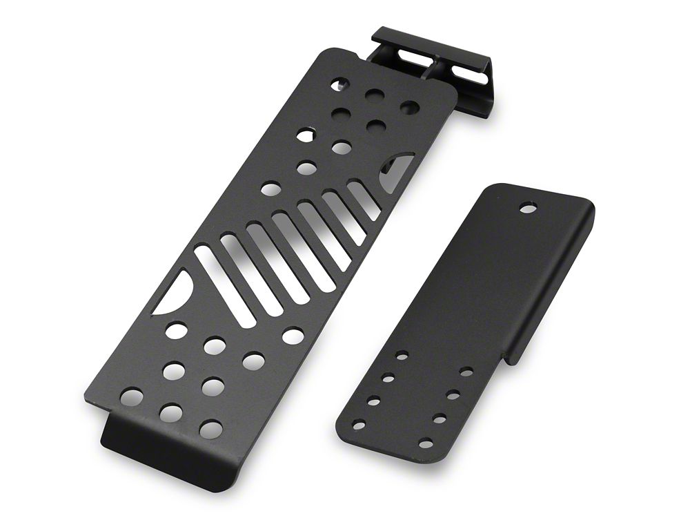 RedRock Dead Pedal Assembly; Matte Black (18-25 Jeep Wrangler JL w/ Automatic Transmission, Excluding 4xe)