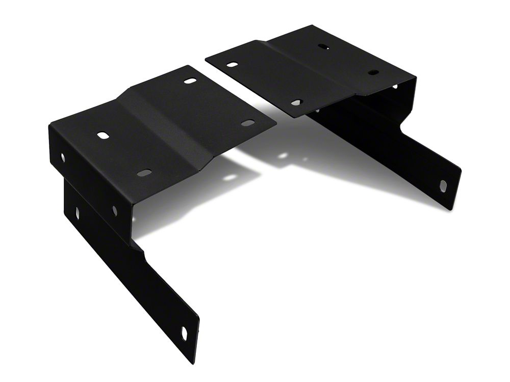 RedRock Cowl Mounted Off-Road Light Brackets (18-25 Jeep Wrangler JL, Excluding 4xe)