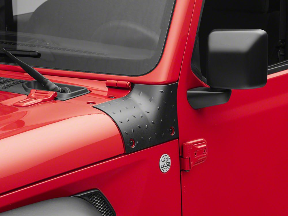RedRock Cowl Body Armor; Textured Black (20-25 Jeep Gladiator JT, Excluding Mojave)