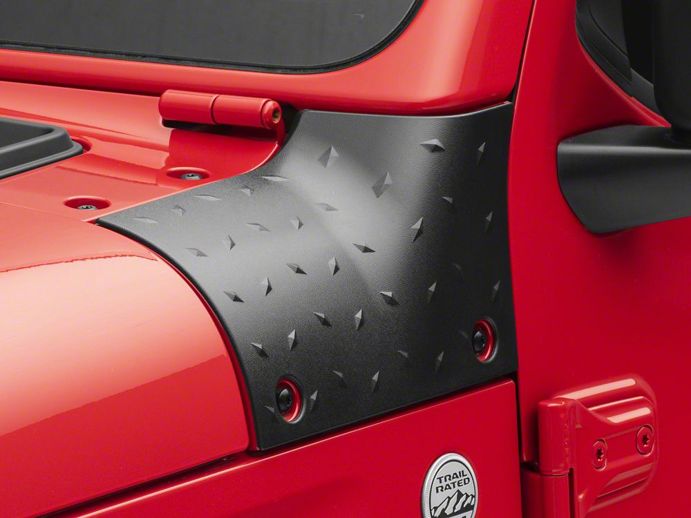 RedRock Cowl Body Armor; Textured Black (20-25 Jeep Gladiator JT, Excluding Mojave)