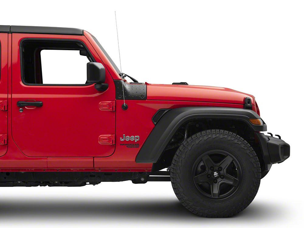 RedRock Cowl Body Armor; Textured Black (18-25 Jeep Wrangler JL, Excluding 4xe & Rubicon 392)