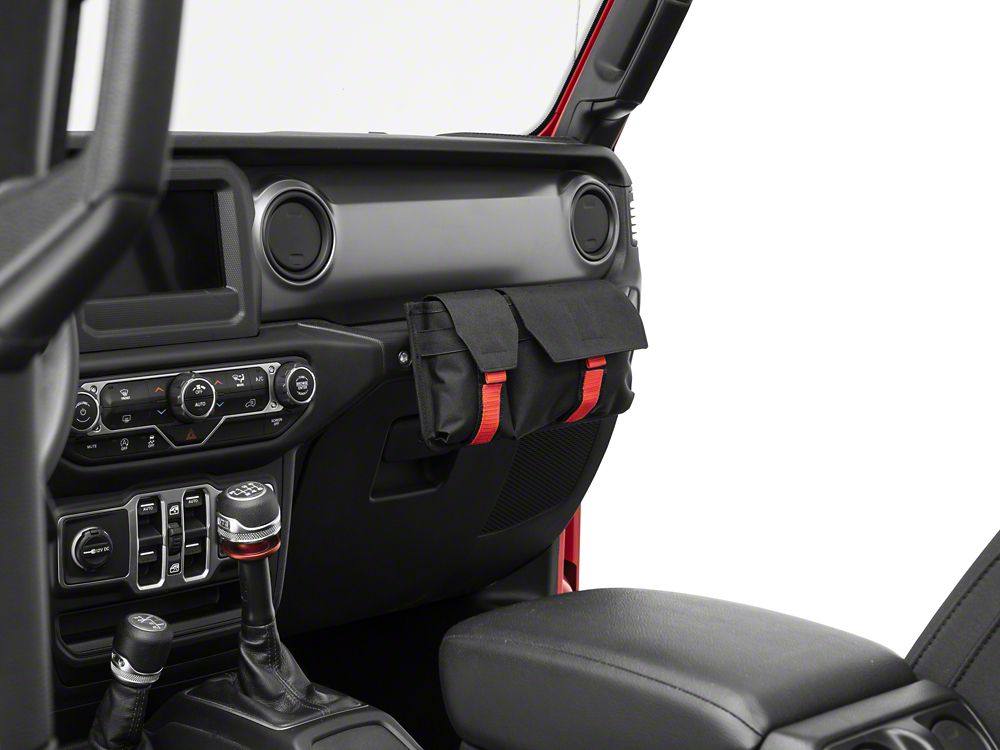 RedRock Alterum Series Grab Handle Storage Bag; Dual Pocket (07-25 Jeep Wrangler JK & JL)