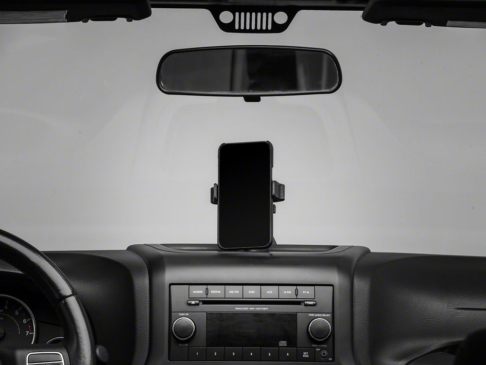 RedRock Multi-Function Dash Organizer with Phone Mount (11-18 Jeep Wrangler JK)