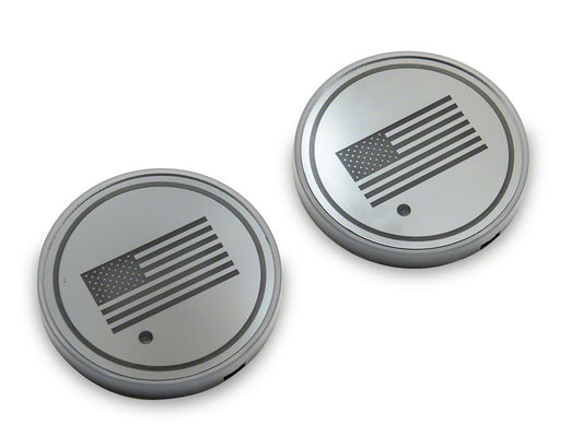 RedRock Alterum Series Color Changing LED Cup Holder Lighting with American Flag Logo (07-25 Jeep Wrangler JK & JL)