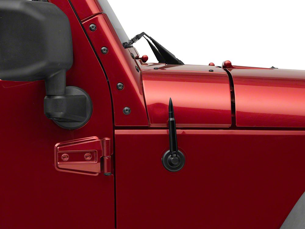 RedRock Billet Aluminum Bullet Style Antenna (07-18 Jeep Wrangler JK)