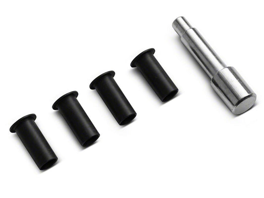 RedRock Door Hinge Pin Bushings with Removal Tool (07-18 Jeep Wrangler JK)