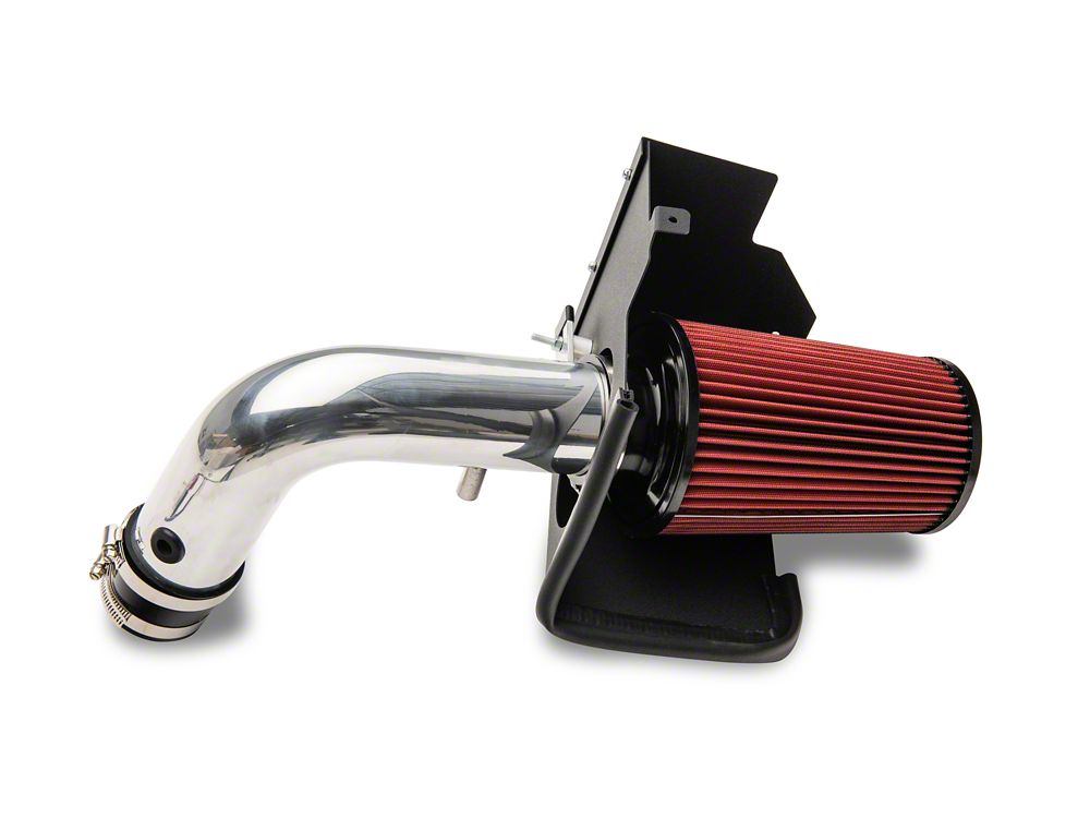 RedRock Cold Air Intake; Polished (07-11 3.8L Jeep Wrangler JK)