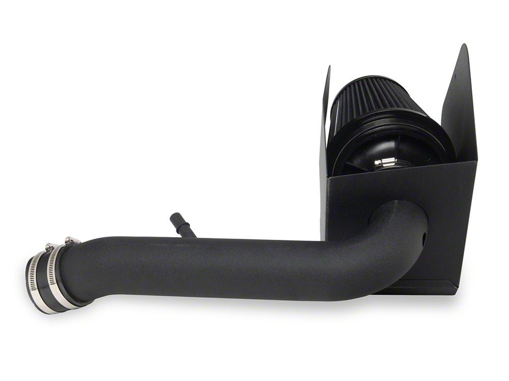 RedRock Cold Air Intake; Textured Black (18-25 3.6L Jeep Wrangler JL)