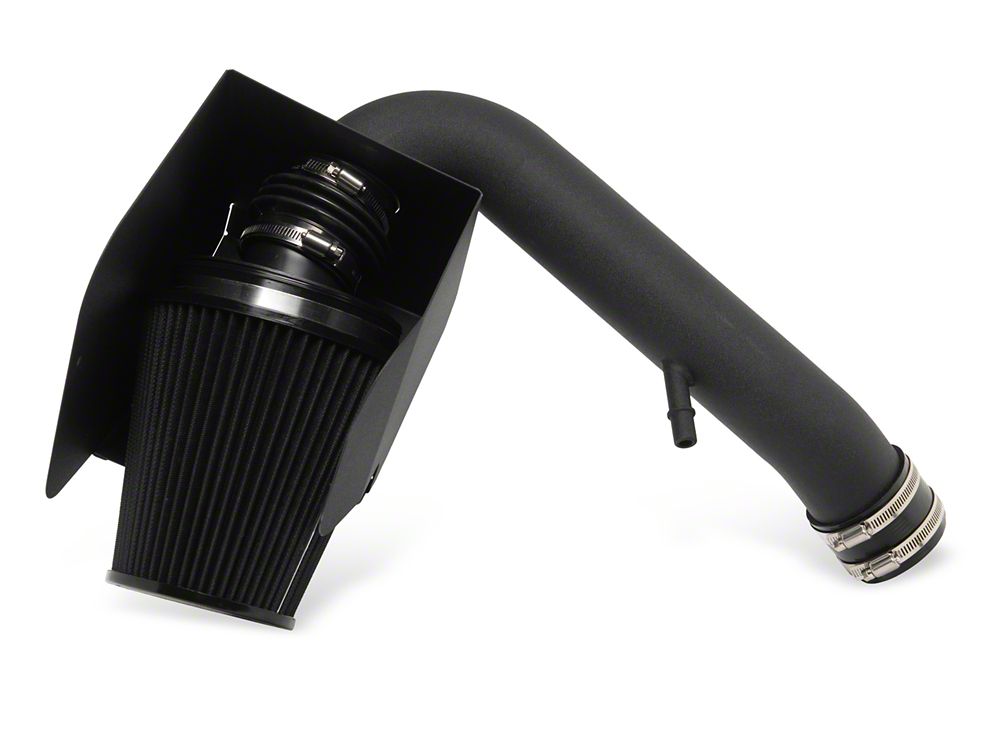 RedRock Cold Air Intake; Textured Black (18-25 3.6L Jeep Wrangler JL)