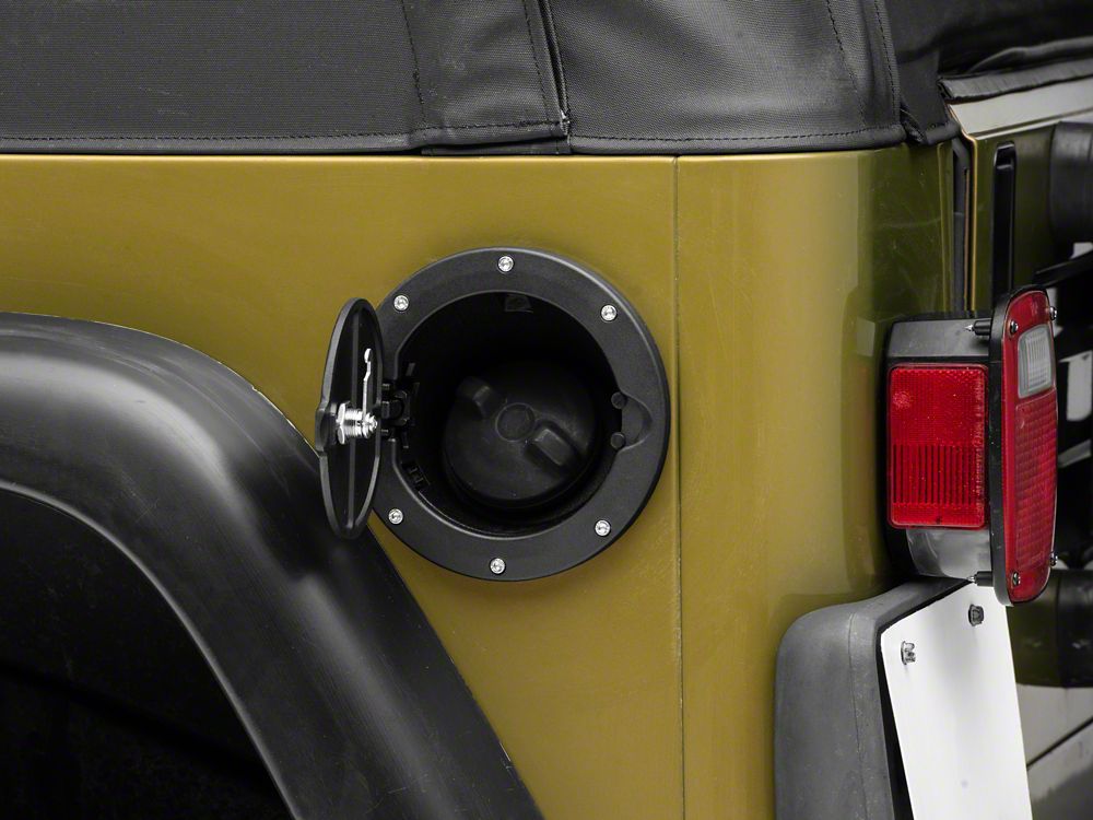 RedRock Locking Fuel Door Cover (97-06 Jeep Wrangler TJ)