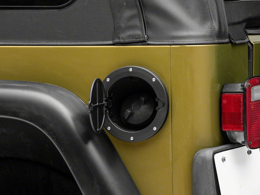 RedRock Fuel Filler Door Cover; Old Glory (97-06 Jeep Wrangler TJ)