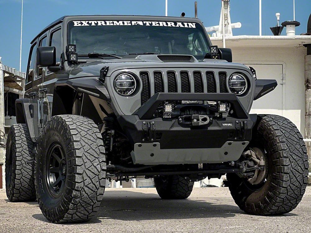RedRock Type-SSK Ram Air Hood; Unpainted (18-25 Jeep Wrangler JL)