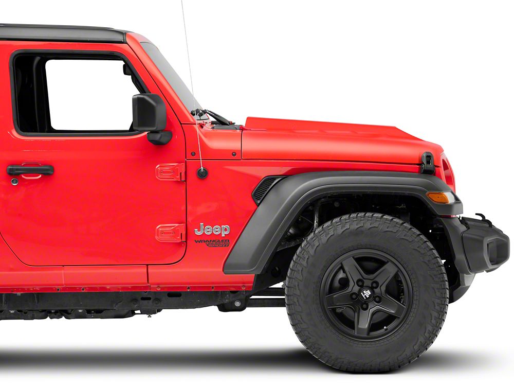 RedRock Type-SSK Ram Air Hood; Unpainted (18-25 Jeep Wrangler JL)