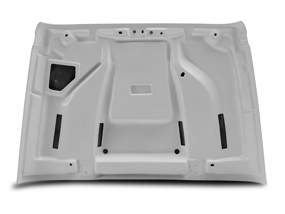 RedRock Type-STM Style Ram Air Hood; Unpainted (07-18 Jeep Wrangler JK)