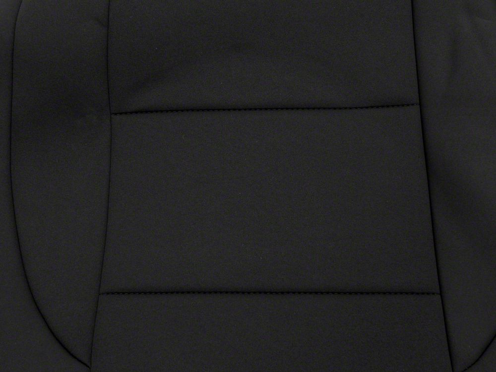 RedRock Custom Fit Front and Rear Seat Covers; Black (97-02 Jeep Wrangler TJ)