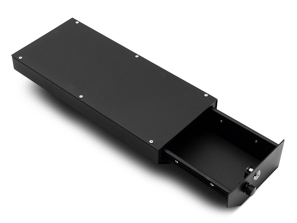 RedRock Under Seat Storage Lock Box; Passenger Side (07-10 Jeep Wrangler JK 2-Door; 07-18 Jeep Wrangler JK 4-Door)