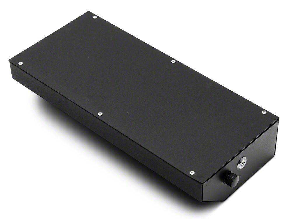 RedRock Under Seat Storage Lock Box; Passenger Side (07-10 Jeep Wrangler JK 2-Door; 07-18 Jeep Wrangler JK 4-Door)
