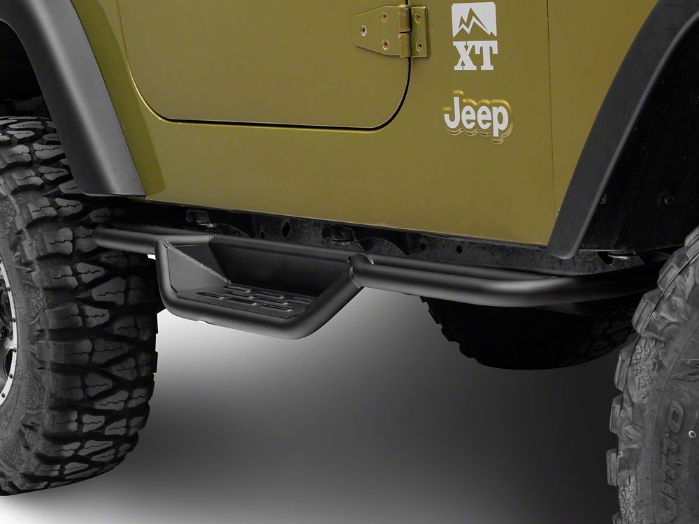 RedRock HD Drop Side Step Bars (87-06 Jeep Wrangler YJ & TJ)