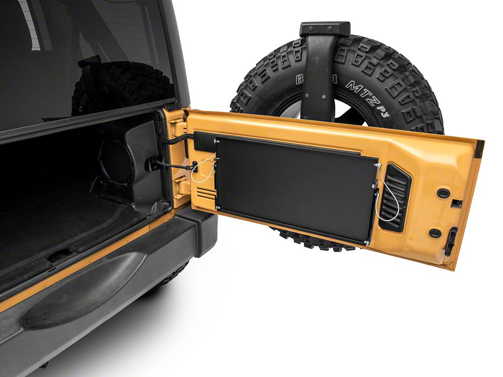 RedRock Tailgate Storage Rack; Stars and Stripes (07-18 Jeep Wrangler JK)