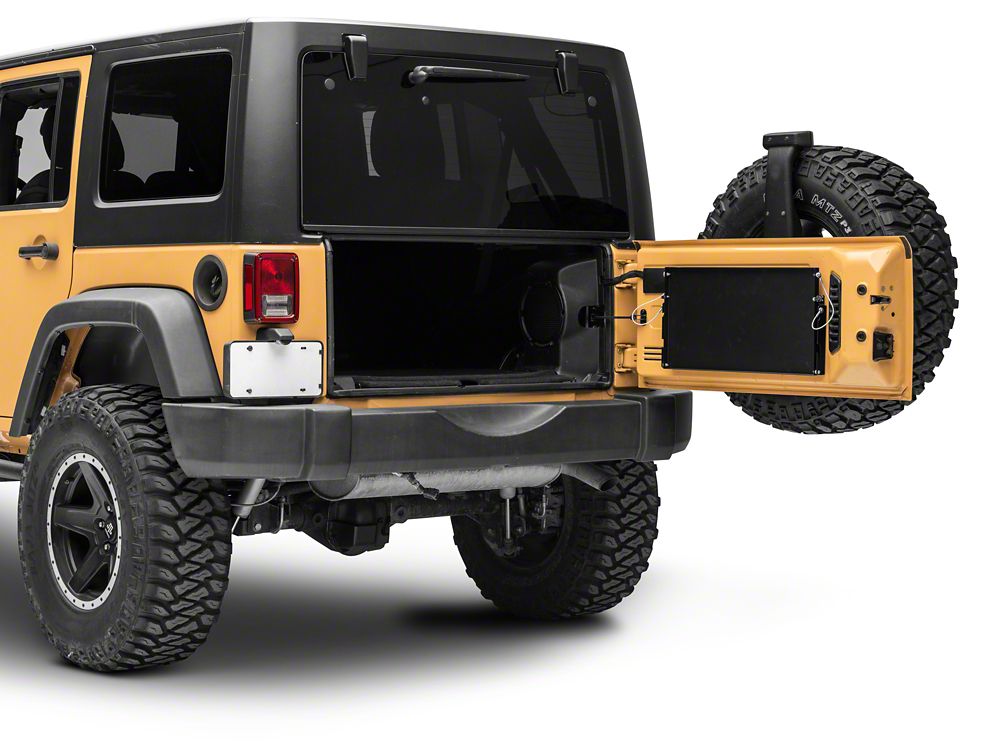 RedRock Tailgate Storage Rack; Stars and Stripes (07-18 Jeep Wrangler JK)