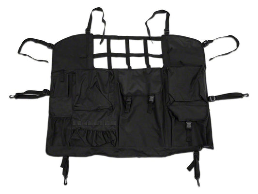 RedRock Cargo Net/Pet Divider; Rear Seat (07-25 Jeep Wrangler JK & JL 4-Door)