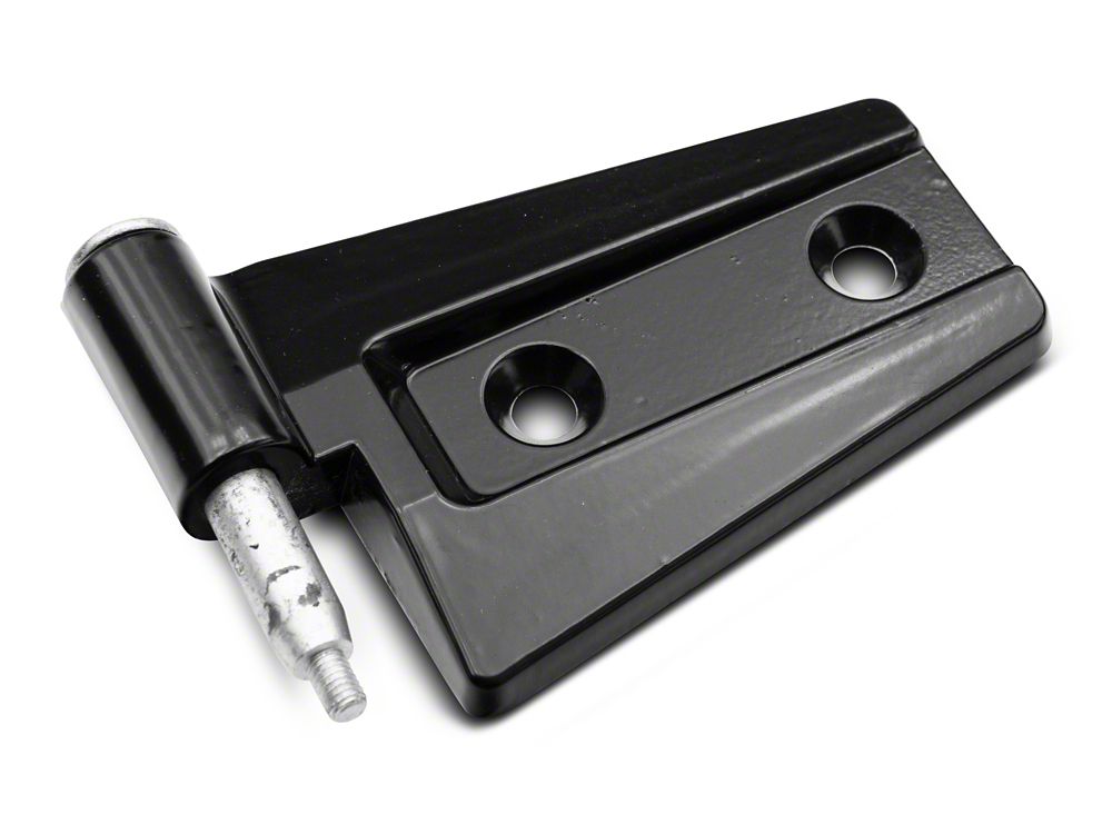 RedRock Door Hinges; Black (07-18 Jeep Wrangler JK 2-Door)