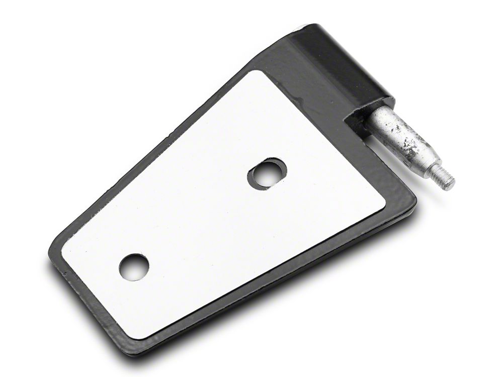 RedRock Door Hinges; Black (07-18 Jeep Wrangler JK 2-Door)