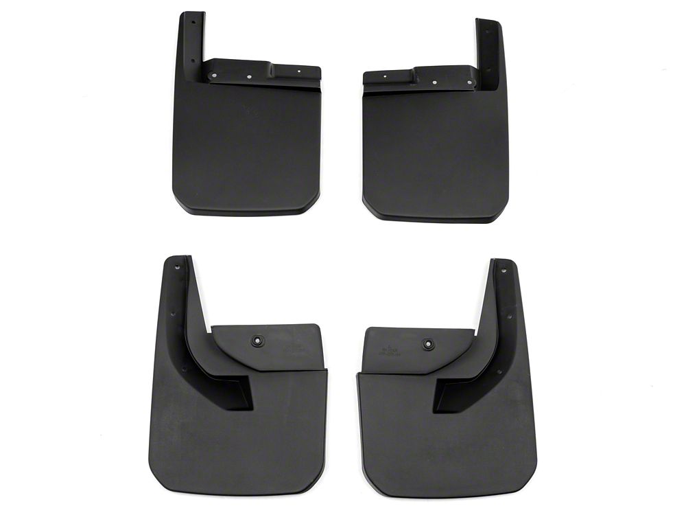 RedRock Mud Guards; Front and Rear (18-25 Jeep Wrangler JL, Excluding Rubicon & Willys)