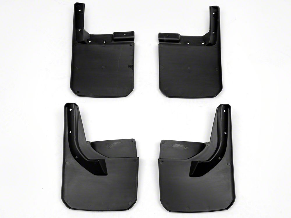 RedRock Mud Guards; Front and Rear (18-25 Jeep Wrangler JL, Excluding Rubicon & Willys)