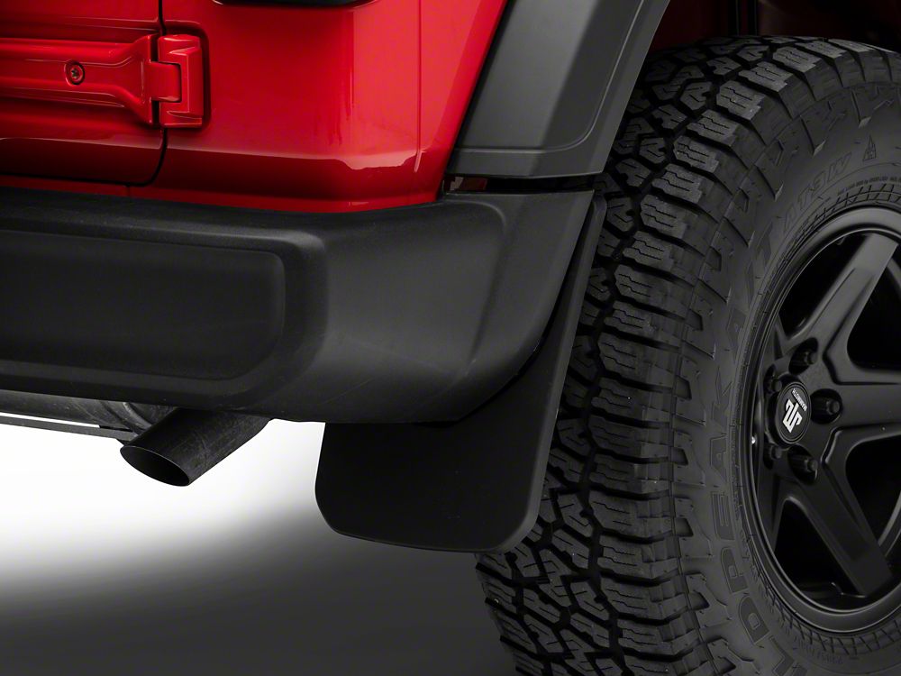 RedRock Mud Guards; Front and Rear (18-25 Jeep Wrangler JL, Excluding Rubicon & Willys)