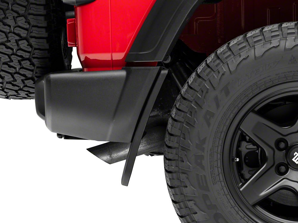 RedRock Mud Guards; Front and Rear (18-25 Jeep Wrangler JL, Excluding Rubicon & Willys)