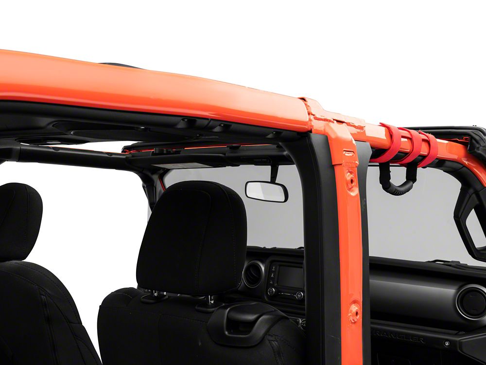 RedRock Grab Bar Handle; Red (Universal; Some Adaptation May Be Required)