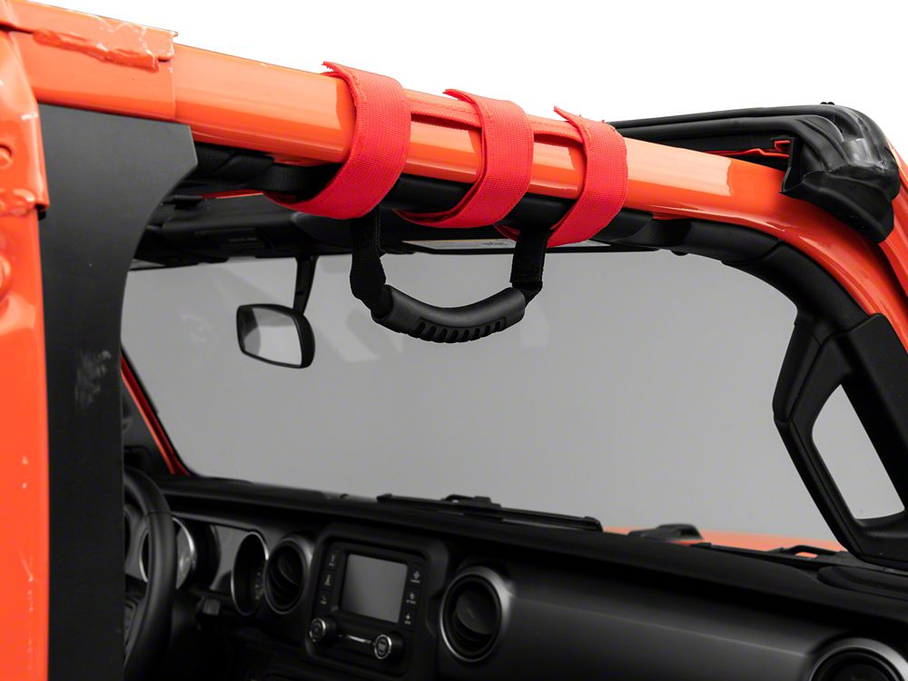 RedRock Grab Bar Handle; Red (Universal; Some Adaptation May Be Required)