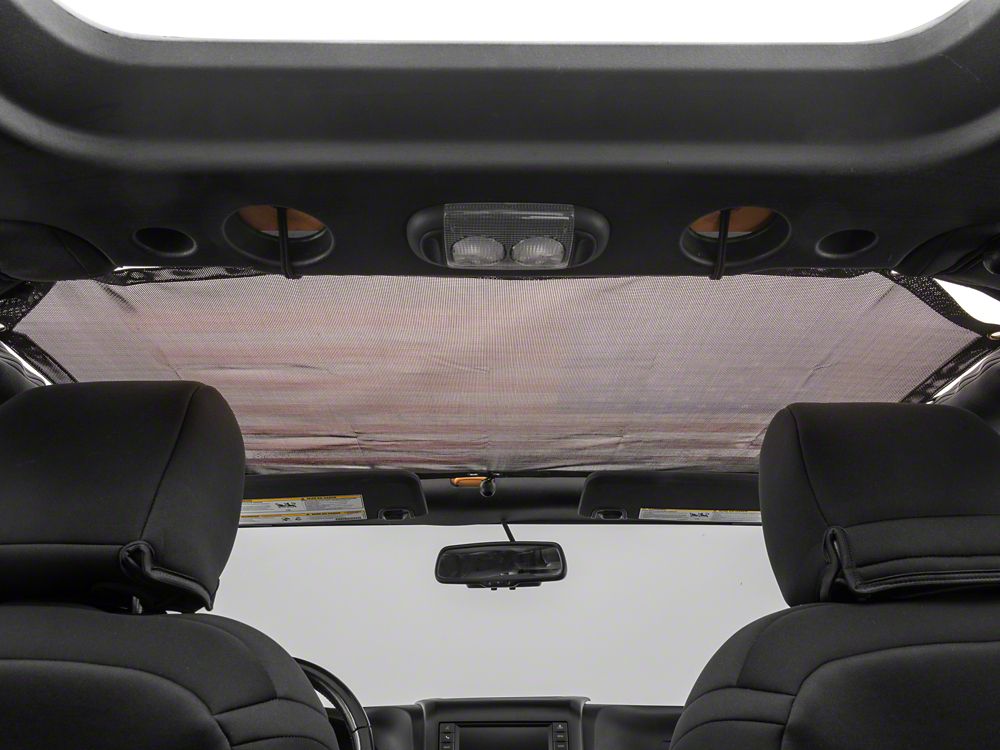 RedRock Mesh Sun Shade; American Flag (07-18 Jeep Wrangler JK)