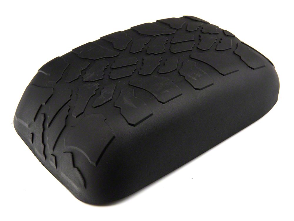 RedRock Treaded Center Console Cover; Black (11-18 Jeep Wrangler JK)
