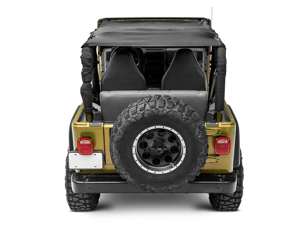 RedRock Shade Top; Black (97-06 Jeep Wrangler TJ, Excluding Unlimited)